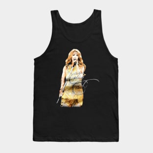 Celine Dion // 80s Vintage Aesthetic Tank Top